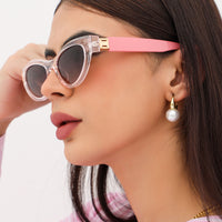 Sassy Cat Eye Sunglasses Pink
