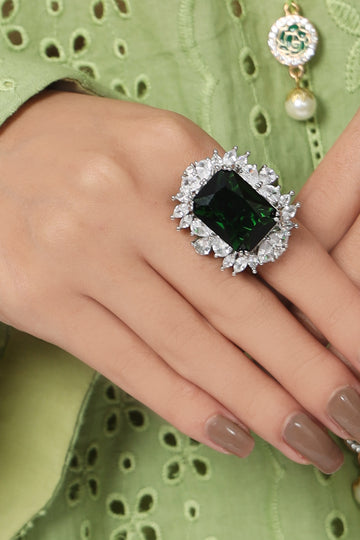 Fleur Emerald Ring
