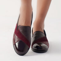 EDNA SHOES MAROON