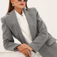 Tatiana Long Coat Grey