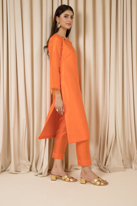 Iris 2-Pc Outfit Tangerine
