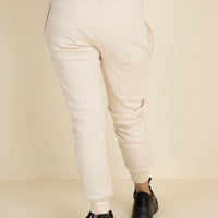 Casual Fleece Pants White