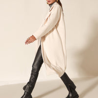 Bergen Long Coat White