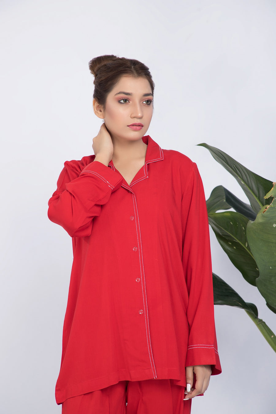 Nellie Sleeping Suit Red